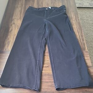 Black Wide-Leg Pants